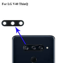 2 шт. для LG V40 ThinQ Замена задней камеры объектив стекло для LG V 40 ThinQ части LGV40 ThinQ 2024 - купить недорого
