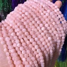 Natural Stone Faceted Pink Morganite Beaded Oblate shape Loose Spacer Beads For Jewelry Making DIY Necklace Bracelet Accessories 2024 - buy cheap