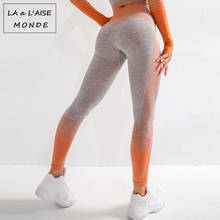 Women Sport Leggings High Waist Push Up Fitness  Yoga Pants Quick-Drying Fitness Pants  Knitting High Elastic Tight Hip Raise 2024 - buy cheap