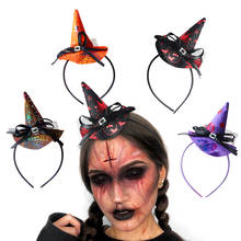 1pcs Headband Pumpkin Spider Web Ghost Bats Hairband Halloween Costume Headwear Supplies Kids Hair Band Accessories 2024 - buy cheap