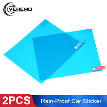 Vehemo 2pcs Rain-Proof Sticker Door Window Waterproof Film Antifog Anti-Fog Film for Cars Auto Parts Waterproof for Scalable 2024 - buy cheap