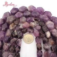 Faceted Amethysts Beads Freefrom Amethysts Quartzs Natural Stone Beads for DIY Accessories Jewelry Making Necklace Bracelet 15" 2024 - buy cheap