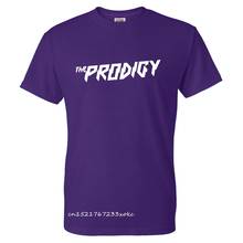 Сезон: весна-лето модная футболка для мужчин PRODIGY печатных уличная электронная музыкальной группы 100% хлопковая футболка «унисекс» 2024 - купить недорого