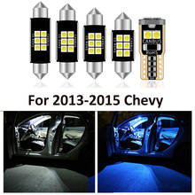 7pcs Car White Interior LED Light Bulb Package Kit For Chevy Chevrolet Malibu 2013 2014 2015 Map Dome License Lamp Car Light 2024 - buy cheap