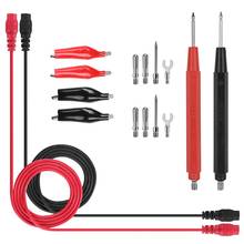 Multimeter Universal Probe Test Leads Cable Multi Meter Needle Tip Tester Wire Pen Clamp Meter Feelers 16pc Plug 2024 - buy cheap
