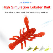 10Pcs Lobster Lures 6.5cm/3g Silicone Soft Bait Jig Trailer Lure Claw Bait Artificial Shrimp Baits Crawfish Fishing Bait Set 2024 - buy cheap