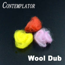 CONTEMPLATOR 14colors Fly Tying Wool For Detatched Mayflies Bodies&Dubbing Sculpin Wool Fur Versatile Fly Fishing Materials 2024 - buy cheap