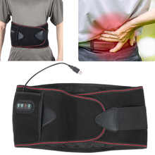 Cinturón de masaje con calefacción eléctrica, carga USB, ajustable, compresa caliente, con vibración pretina, para 2024 - compra barato