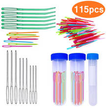 KAOBUY 115PCS Yarn Needle Large-Eye Blunt Needles And Bent Tapestry Needle, Plastic Sewing Needles, Crafting Knitting Stringing 2024 - buy cheap