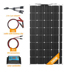 200w Flexible Solar Panel System Kit 12v 18v 24v 300w Diy Portable Energy Set For Home /Battery Power Charger 2024 - buy cheap