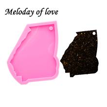 Shiny Georgia tate keychain molds for keychains DIY epoxy model resin keychain mold silicone rubber DY0216 2024 - buy cheap