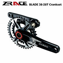 Звездочка ZRACE BLADE 2x10 11 12 скоростная кривошипная для MTB XC / TR / AM 170 / 175 мм, 38-28T, BB68/73 2024 - купить недорого