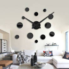 2020 Free Shipping Wall Clocks Horloge 3D DIY Acrylic Mirror Stickers Home Decoration Living Room Quartz Needle New Clock Watch 2024 - buy cheap