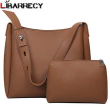Luxury Solid Color Ladies Composite Bag High Quality PU Leather Fashion Women's Handbags Designer Women Shoulder Bags Sac Femme 2023 - buy cheap