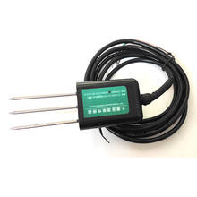 Sensor de temperatura y humedad del suelo, higrómetro, transmisor de humedad del suelo, conductividad, instrumento de medición en línea, Detector 2024 - compra barato