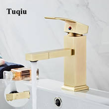 Vidric-torneira para pia de banheiro, alavanca única, rotação dourada, efeito misturador, bronze 2024 - compre barato