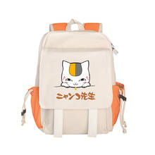 Natsume book s livro de amigos gato cosplay lona bolsa de ombro portátil viagem mochila presente 2024 - compre barato