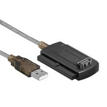 Кабель USB 2,0 для IDE, USB 2,0 для SATA 2,5 3,5 дюйма, интерфейс для HDD SSD, адаптер для жесткого диска, подходит для ПК, ноутбука 2024 - купить недорого