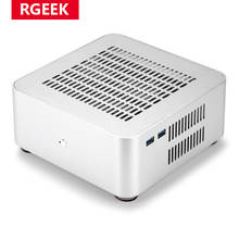 RGEEK L80S All Aluminum Chassis Small Desktop Computer Case PSU HTPC Mini-ITX PC Houses With Power Supply 2024 - buy cheap