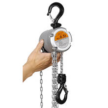 KACC Mini Hand Chain Hoist Hook Mount 0.25/0.5 Ton Capacity 3Meter Lift CE Certificate Portable Manual Lever Block Lifting 2024 - buy cheap