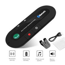 Viseira de sol automotiva, bluetooth, sem fio, viva-voz, receptor de música para mp3, cabo usb, viva-voz 2024 - compre barato