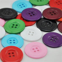 20pcs Mix Color Big Plastic Button 4 Holes DIY Craft Sewing 33mm PT18 2024 - buy cheap