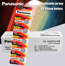 Panasonic-baterías de celda de botón para reloj, producto Original 100 unids/lote cr1620, batería de iones de litio de 3V, calculadora de Control remoto CR 1620 2024 - compra barato