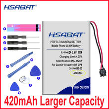 HSABAT 0 Cycle 420mAh 361-00090-00 Battery for Garmin Vivoactive HR GPS Smartwatch watch Rechargeable Accumulator 2024 - buy cheap