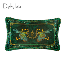 Diphylleia-funda de cojín rectangular de terciopelo, cubierta de almohada de cama, 50x30cm, novedad de 2021 2024 - compra barato