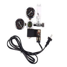 Aquarium CO2 Regulator W21.8 Magnetic Solenoid Valve Bubble Counter  Water Plant Fish Tank CO2 Control 2024 - buy cheap