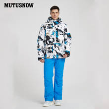 MUTUSNOW 2020 New Outdoor Ski Suit Men Windproof Waterproof Thermal Snowboard Set Snow Male Ski Jackets Brands And Pants Skiwear 2024 - buy cheap