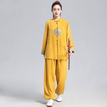 Tai Chi Clothing High Quality Wushu Kung Fu Uniforms Martial Arts Wing Chun Suit Casual Traditional Chinese Costumes 12464 2024 - buy cheap