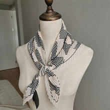 HOT SELLING Miyake pleated Country style diamond stripe scarf IN STOCK 2024 - buy cheap