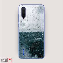 Silicone Case For Xiaomi Mi 9 Lite Rain Behind the Glass Thin Soft Half-wrapped Case with bright print Phone accessories Mobile and smartphones protection clip case protection 2024 - buy cheap