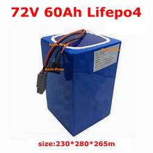 Lifepo4-batería de litio de 72V, 60Ah, BMS, 24S, 76,8 V, para bicicleta, scooter, motocicleta, 5000W, 3500W, cargador de 10A 2024 - compra barato