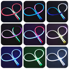 RGB Neon Strip Waterproof DC12V WS2811 IC Full Color 5050 LED Strip Light DC 5V SK6812 Neon Sign Rope Tape Lamp Lighting 2024 - buy cheap