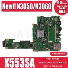 ¡Nuevo! Akemy X553SA placa base para Asus X553SA X553S X553SA F553S A553S placa base 100% prueba OK W/ N3050/N3060 CPU 2024 - compra barato