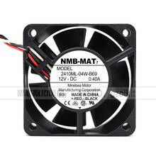 NMB-MAT 2410ML-04W-B69 BQ9 Server Cooling Fan DC 12V 0.40A 60x60x25mm 3-wire 2024 - buy cheap