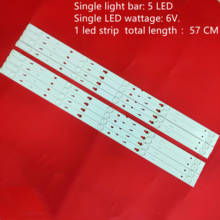 8pcs LED Backlight lamp strip 5leds for TCL D55A710 T0T-32F3800A YHA/B-4C-LB3205-YHEX1 OEM55LB09_LED New 2024 - buy cheap