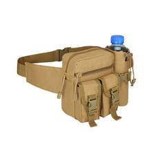 Outdoor Waist Pack Fanny Pack Military Waist Bag with Water Bottle Holder 20CA 2024 - buy cheap