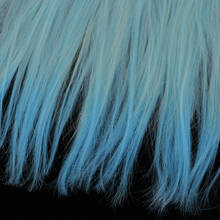 Peruca de cabelo liso, boneca de alta temperatura com fio para 1/3 1/4 1/6 bjd, boneca de menina diy, confecção azul 2024 - compre barato