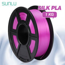 SUNLU PLA SILK 3D Filament 1.75MM 1KG 3D FDM Printer Filament Close To SILK Texture No Bubble Non-Toxic Eco-Friendly Odorless 2024 - buy cheap