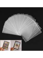 100Pcs Card Sleeves Magic Board Game Tarot Transparent Protector Case Holder Three Kingdoms Board Game Poker Cover 2024 - buy cheap