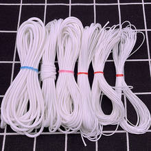 Cordón encerado blanco para la fabricación de joyas, 0,5, 0,8, 1,0, 1,2, 1,5, 2,0, 2,5mm 2024 - compra barato