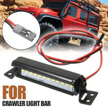 Barra de luz para crawler, 5v-7.4v, super clara para crawler modelo 1/10 rc crawler, com 12led, lâmpadas para teto, 1/10 2024 - compre barato