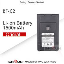 Original BL-V2 bateria para BF-C2 walkie talkie 1500mah li-ion bateria compatível com BF-V9 rádio em dois sentidos c2 bateria 3.7v 5.55wh 2024 - compre barato