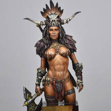 Busto de resina modelo GK Savage Beauty 1/12, kit sin montar y sin pintar 2024 - compra barato