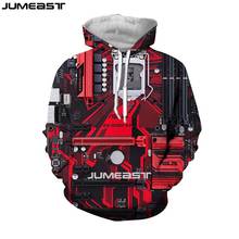 Jumeast Men Women 3D Sweatshirt Electronic Chip Hip Hop Oversized Coat Streetwear Harajuku Casual Pullover Spring Autumn Hoodies 2024 - buy cheap