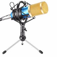 Bm800 profissional microfone condensador bm 800 microfone para gravação de vídeo rádio estúdio microfone para computador montagem choque 2024 - compre barato