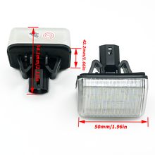 Luces de matrícula LED blancas sin errores para Mazda CX-7 CX7, 2007, 2008, 2009, 2010, 2012, CX-5, CX5, 2013, 2014, 2 piezas 2024 - compra barato